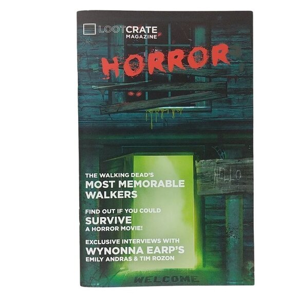 Loot Crate LC Magazine November 2016 Horror - Picture 1 of 3